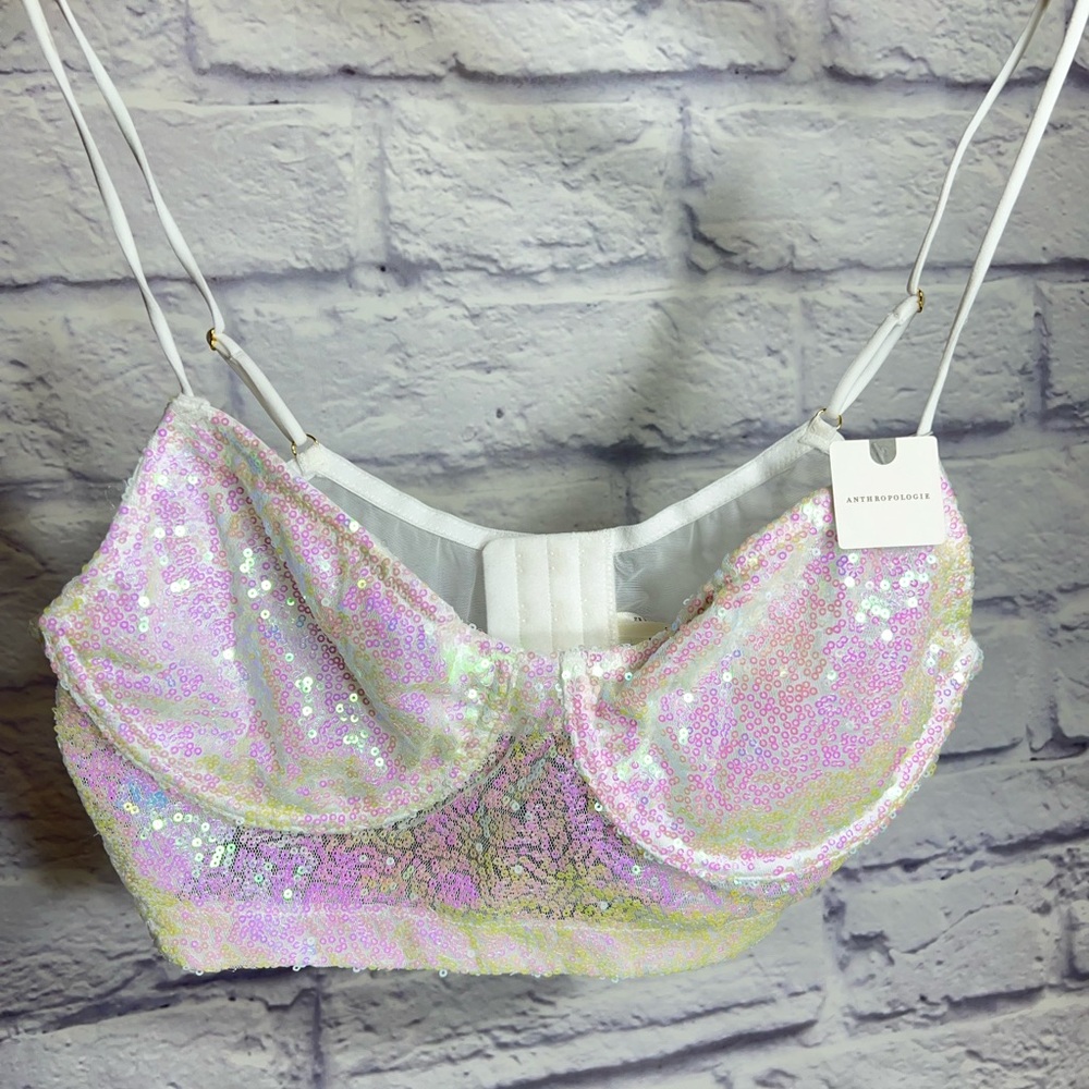 Anthropologie- Brand new with tags crop top